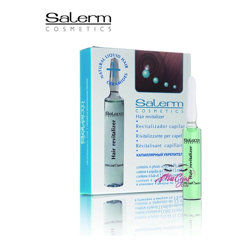 8 Ampollas Regenerador Capilar Salerm Cosmetic Control Caida