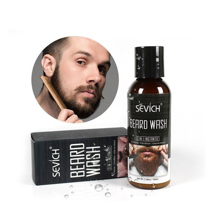 Kit Aceite Crecimiento Barba Balsamo Modelador Shampoo Barba