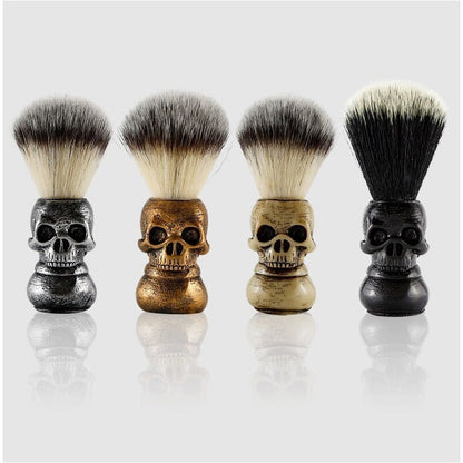 Hisopo O Brocha De Afeitar Calavera Barbería Barba Barbero