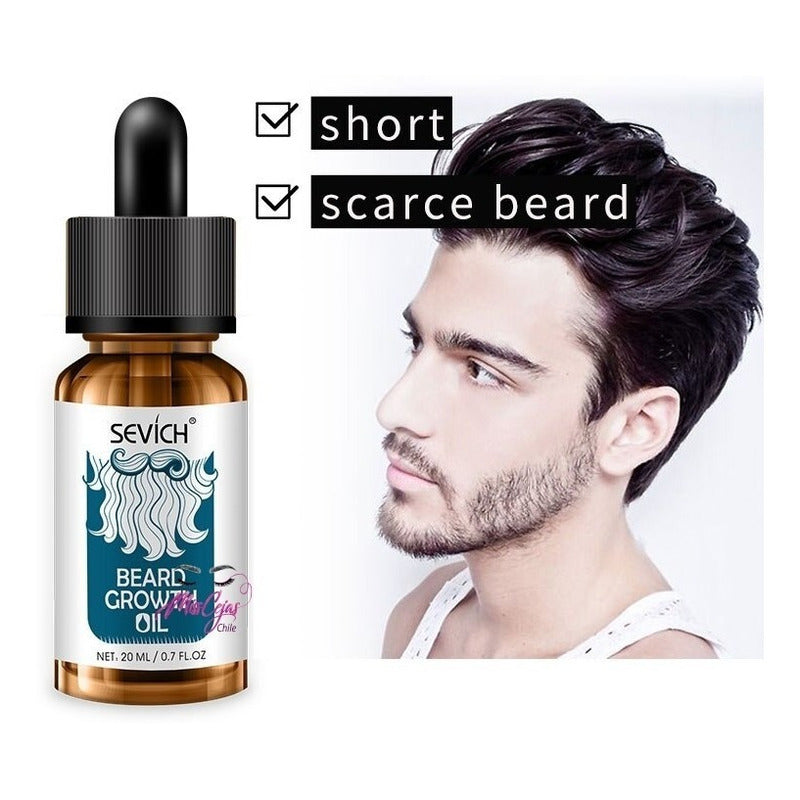 Kit Aceite Crecimiento Barba Y Balsamo Modelador Barberia