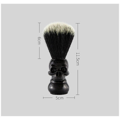 Hisopo O Brocha De Afeitar Calavera Barbería Barba Barbero