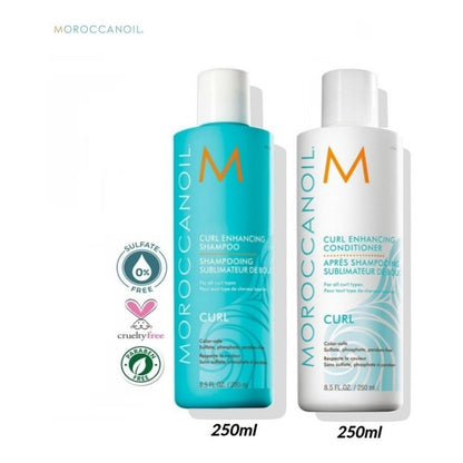 Pack Shampoo Y Acondicionador Rizos Rulos 250ml Moroccanoil